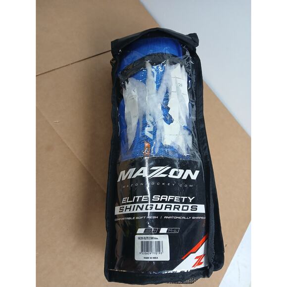 NEW W DEFECT MAZON ELITE SAFETY SHINGAURDS SIZE LARGE - Picture 5 of 5